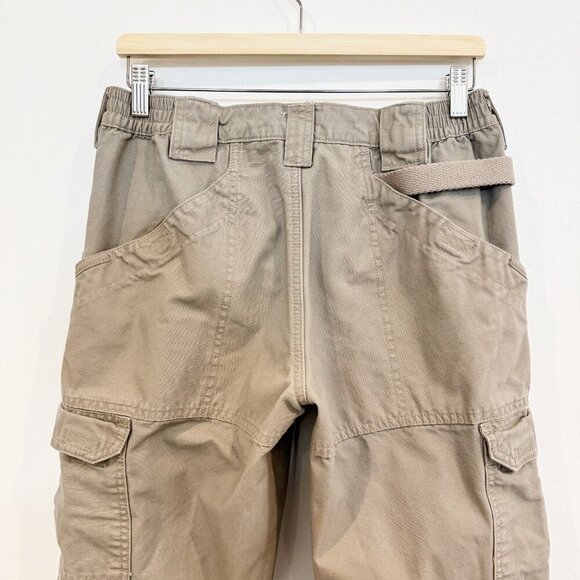 5.11 Tactical Cotton Canvas Cargo Utility Pants Khaki Tan Work Pockets Womens 10 - Picture 9 of 13